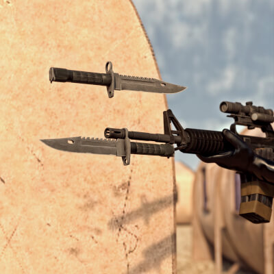 Bayonet M9 for DAZ3D