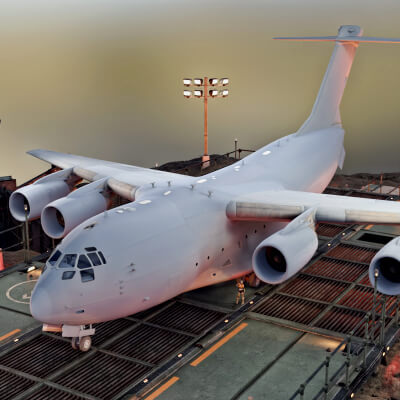 C-17 Globemaster Plane MW3 for Daz3D
