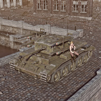 Cromwell MKV Tank WT for Daz3D