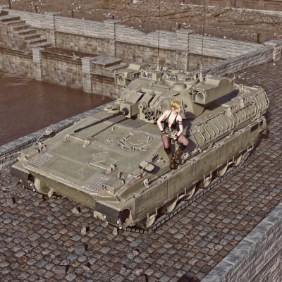 Dardo ICV Vehicle WT for Daz 3D
