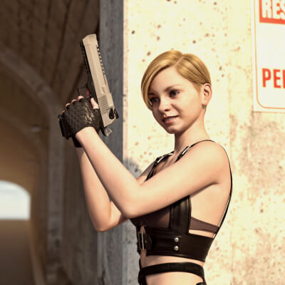 Desert Eagle 50 Pistol for G8F