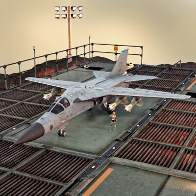 F111-F Aardvark Bomber Plane With for DAZ3D
