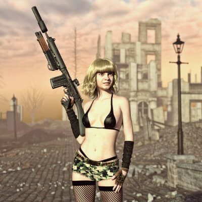 FN FAL V1 Assault Rifle WZ for G8F and G9