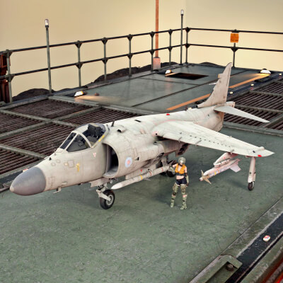 FRS1 Sea Harrier Plane With WT for DAZ3D