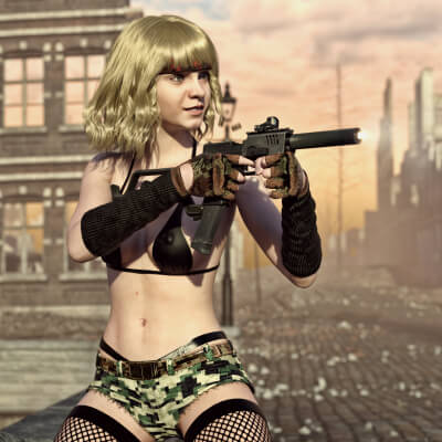 G18C Silenced Automatic Pistol TK for G8F and G9