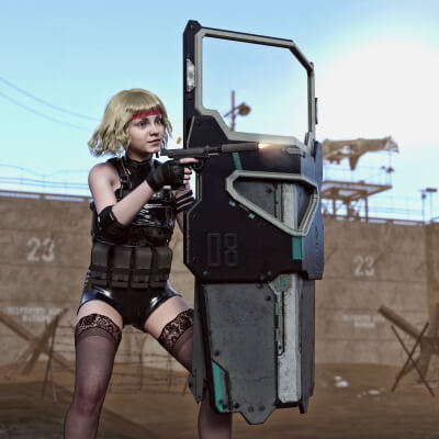 Heavy Riot Shield Disruptor CoD for G8F and G9