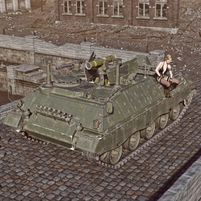 Jaguar 2 AT Vehicle for Daz3D