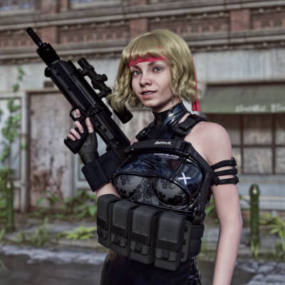 Kt Bullpup Rifle for G8F