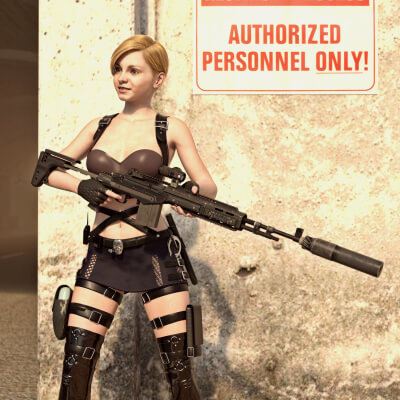 M14 EBR Rifle Mw for G8f and G9 by Loriel
