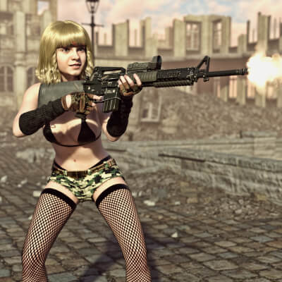 M16A2 Assault Rifle MW for G8f and G9 by Loriel