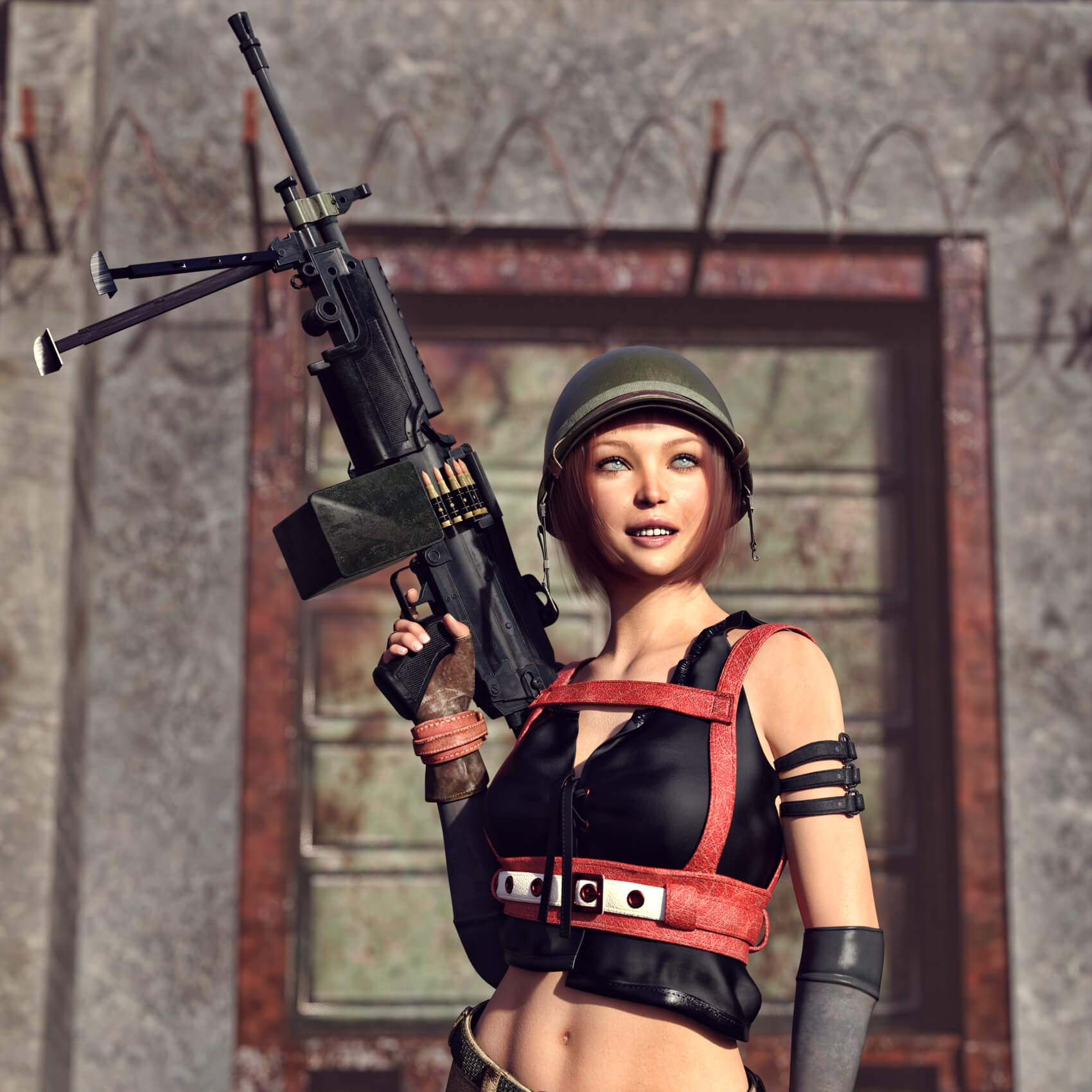 M249 Minimi Machinegun for G8 - Daz Content by Loriel