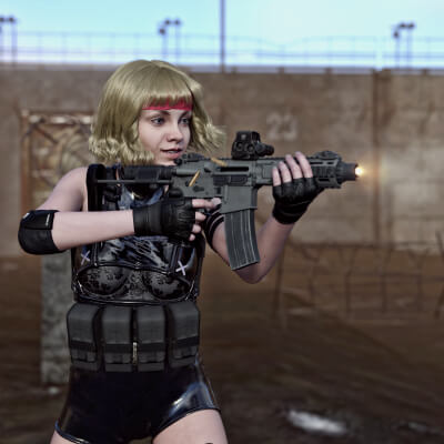 M4 PDW Rifle Ron for G8F and G9