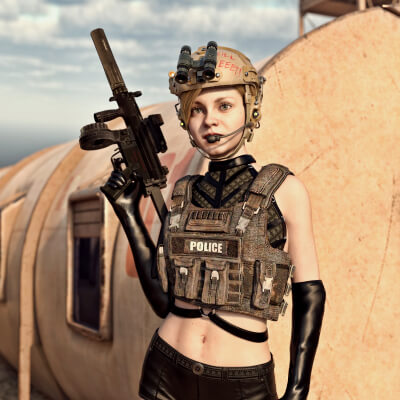 MP5K Submachine Gun TK for G8F and G9 by Loriel