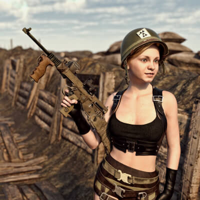 Owen 2 SMG Gun WZ for G8F and G9