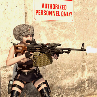 Pecheneg PKP TK Storm Machine Gun for G8f and G9