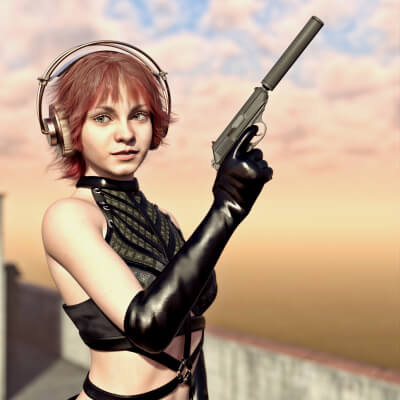 PPK Walther Pistol for G8F by Loriel