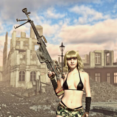 PTRS-41 Gorenko Antitank Rifle WZ for G8F and G9