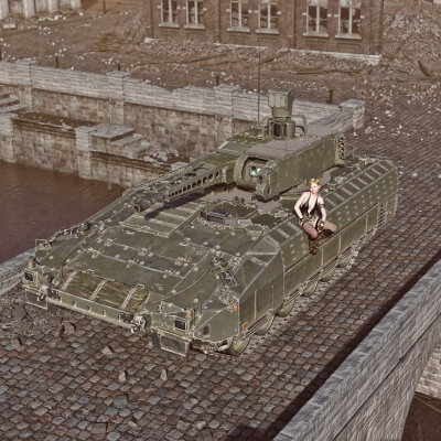 Puma IFV Vehicle WT for DAZ3D