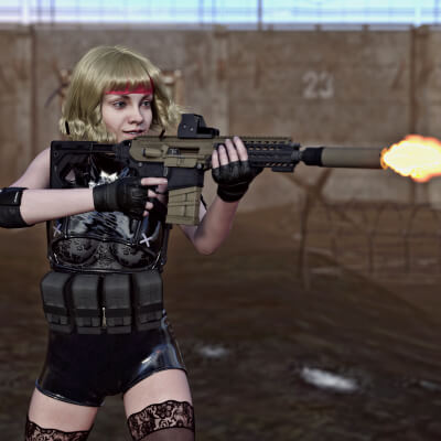 Raptor Assault Rifle for G8f by Loriel