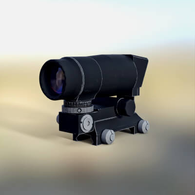 Scope RU Gun Sight for DAZ3D