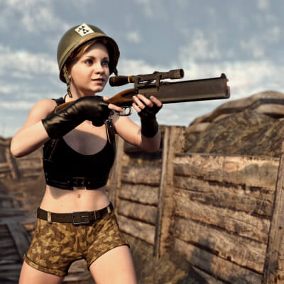 SDK 39 Silenced Carbine WW2 for G8f and G9