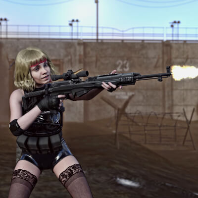 SKS Modern Sniper Rifle TK for G8F and G9