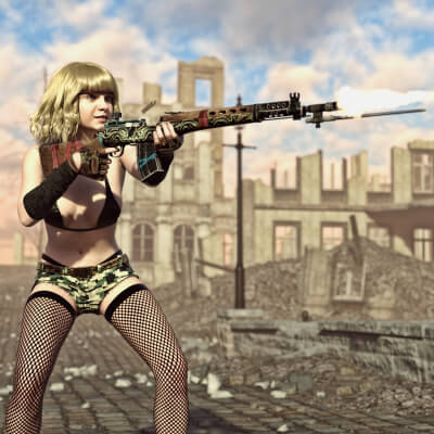 SVT 40 Spirit Sniper Rifle WZ for G8F and G9