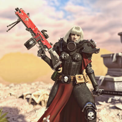 TAQ FN Evolvere 40k Gun WZ2 for G8F and G9