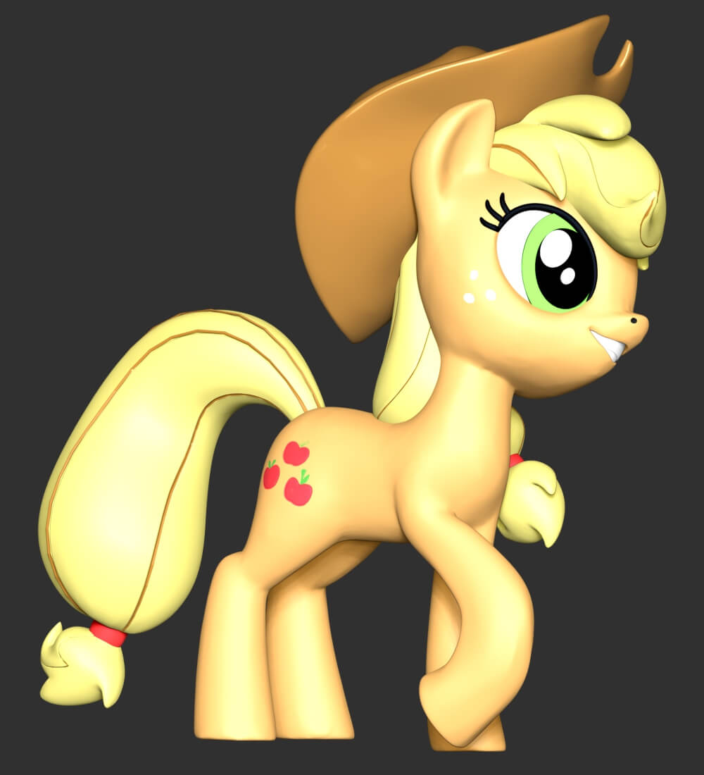 Applejack Model Applejack - My Little Pony 3D Model by lovemodel