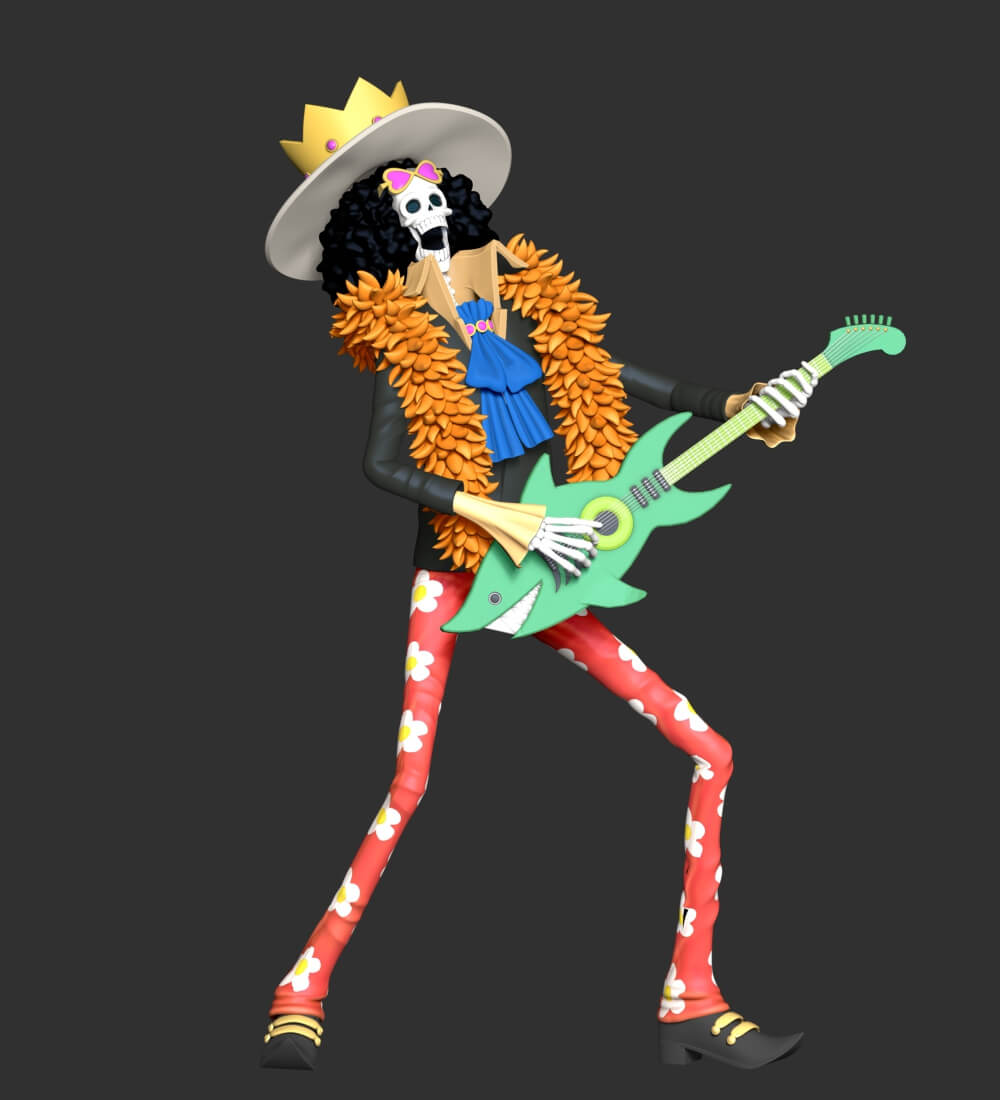 Brook One Piece 3D Print Model by lovemodel