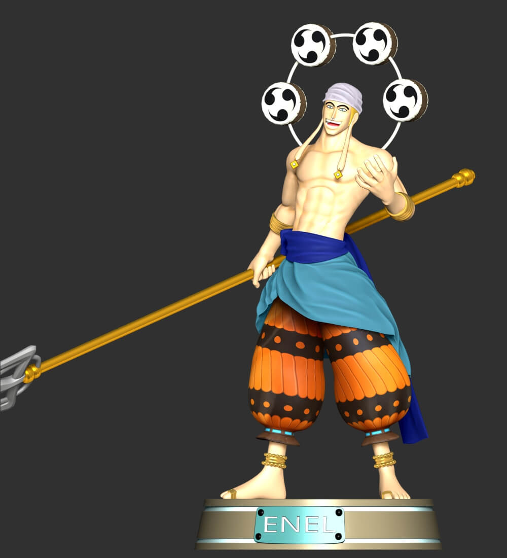 Enel One Piece 3D Model by lovemodel