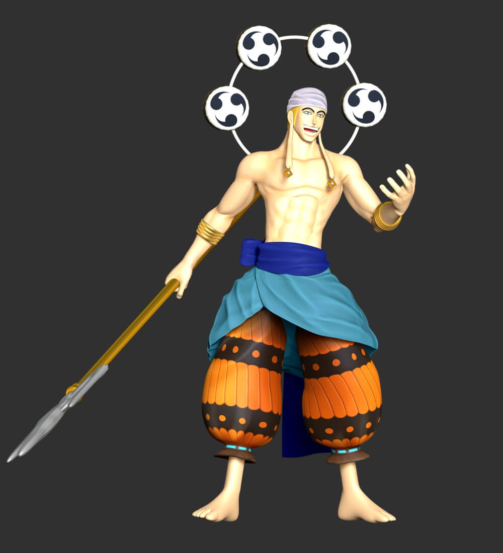 Enel One Piece 3D Model by lovemodel