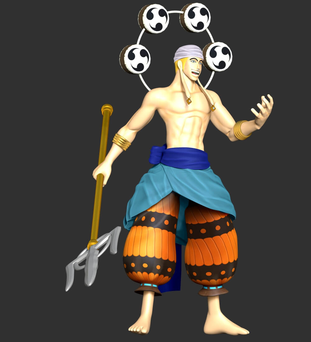 Enel One Piece 3D Model by lovemodel