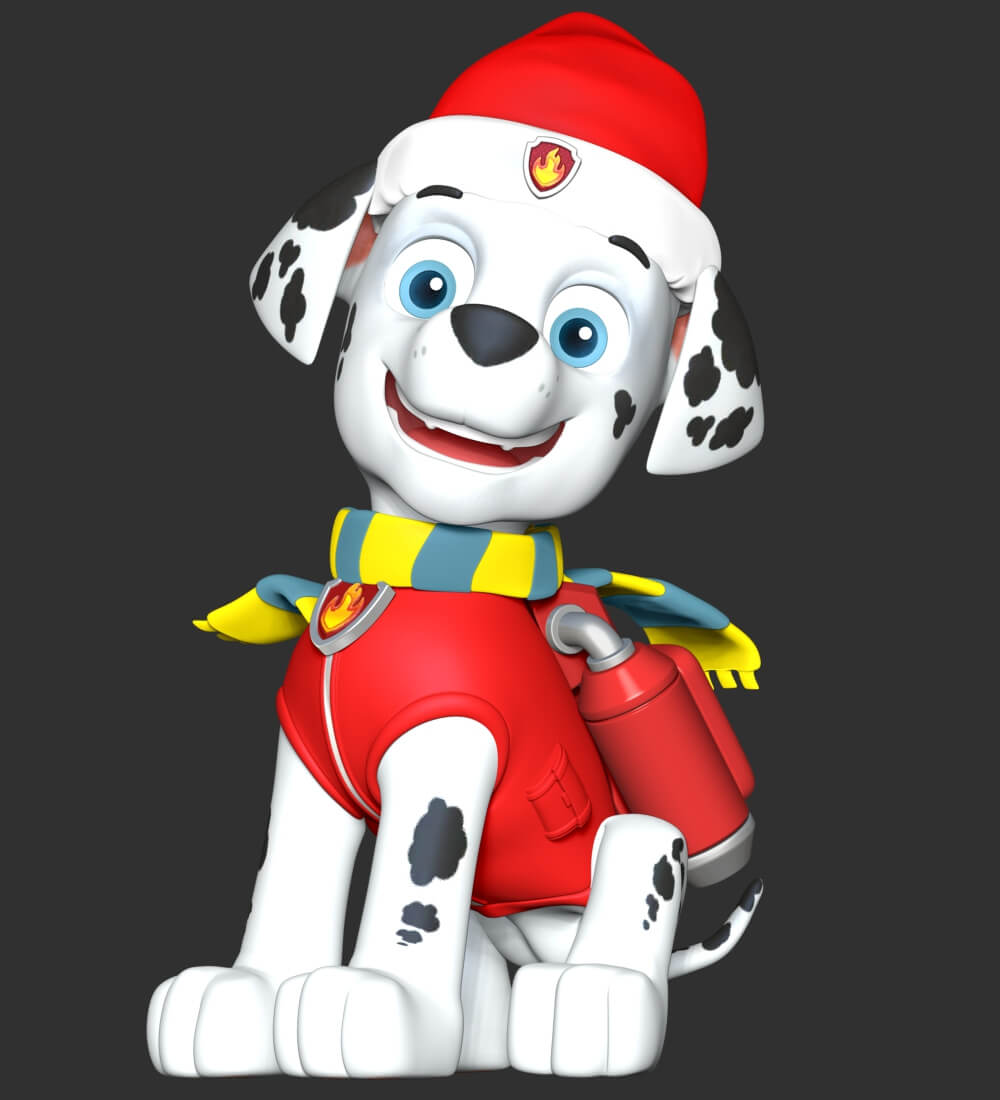 Marshall Christmas - Paw Patrol 3D Print Model by lovemodel