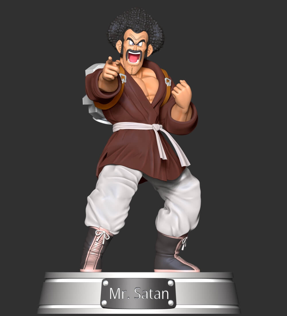 MR. Satan Dragon Ball 3D Model by lovemodel
