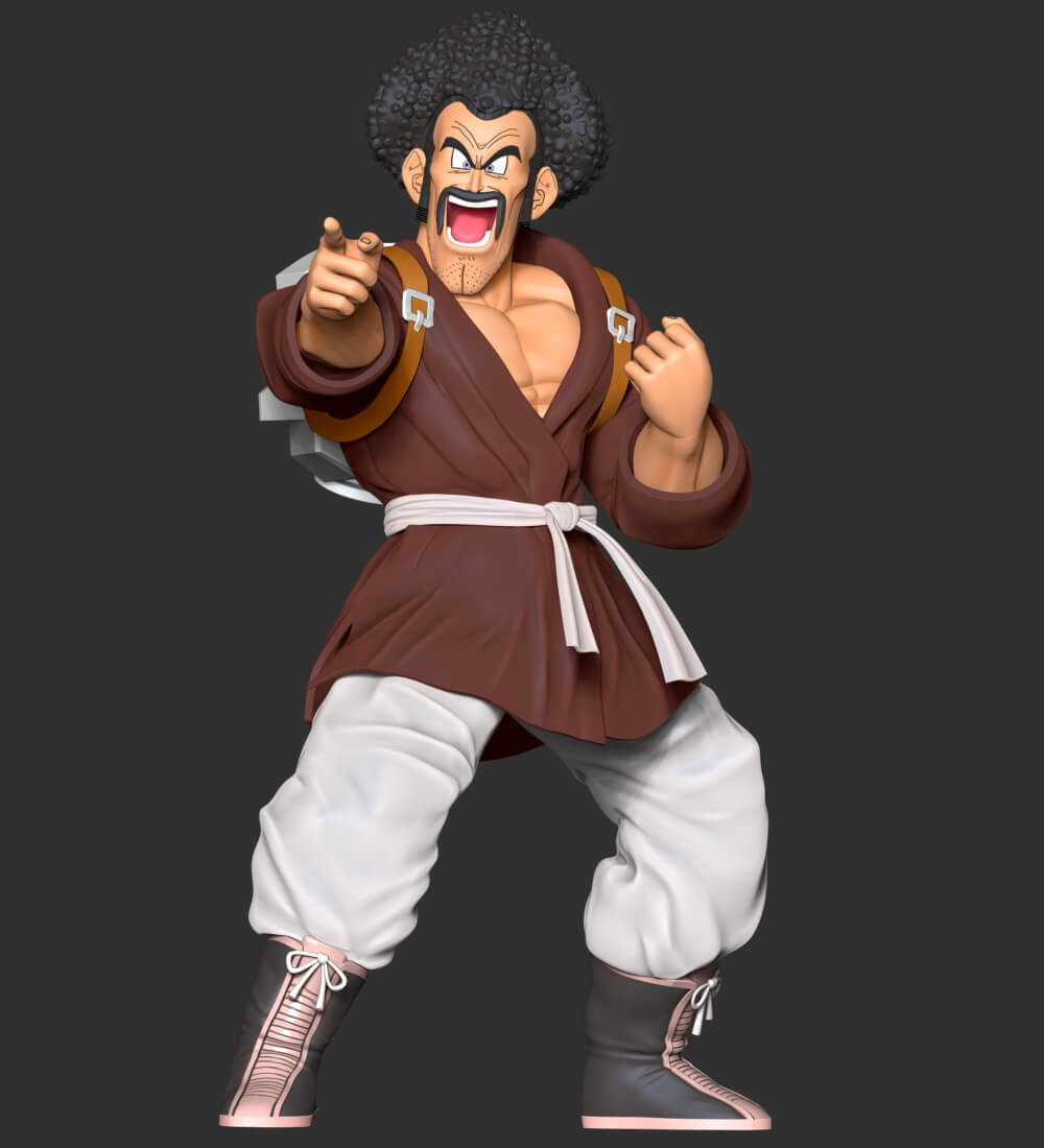 MR. Satan - Dragon Ball 3D Print Model by lovemodel