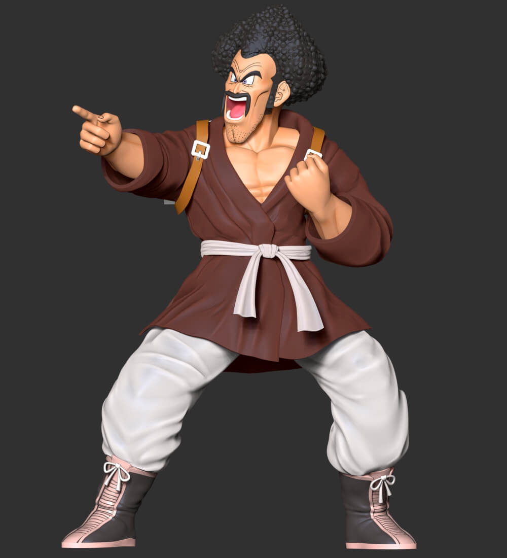 MR. Satan Dragon Ball 3D Print Model by lovemodel