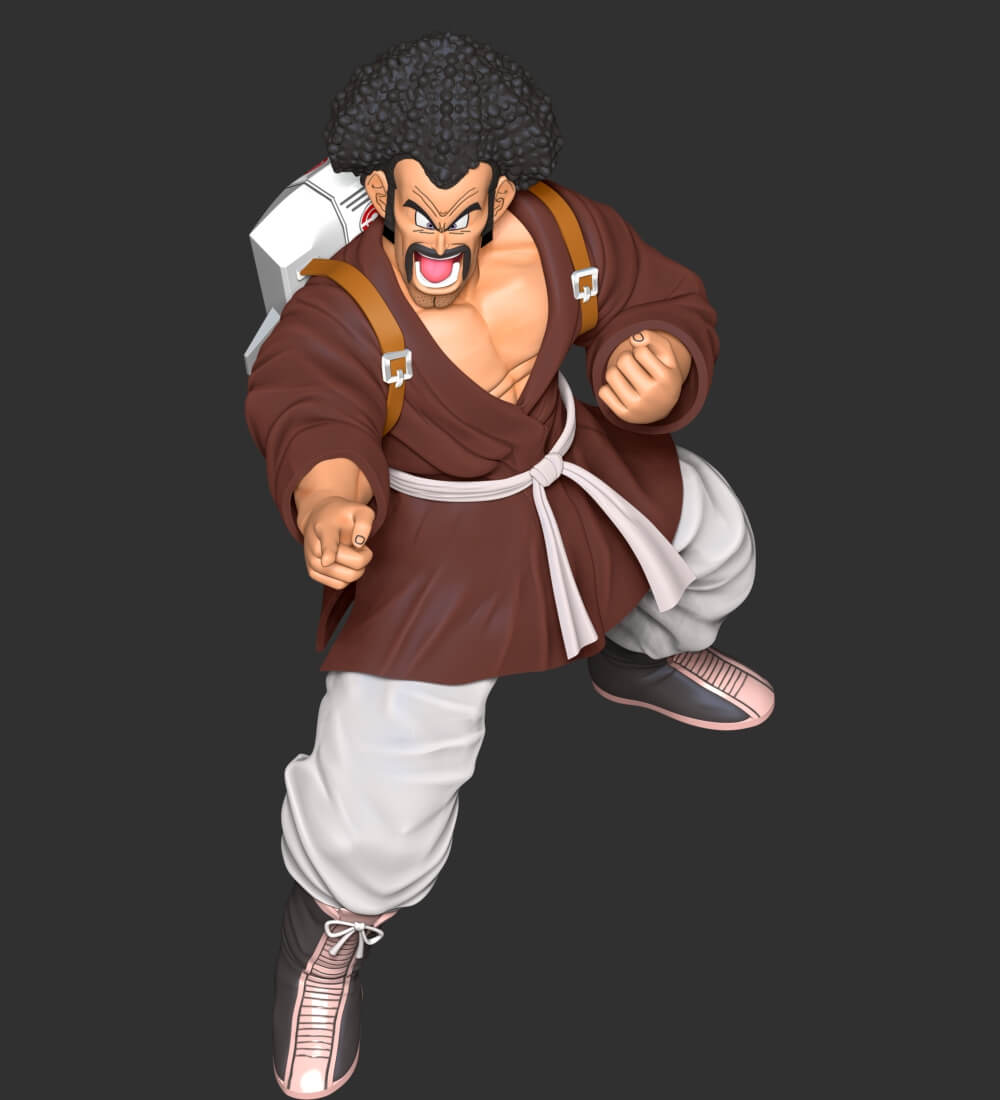 MR. Satan - Dragon Ball 3D Model by lovemodel