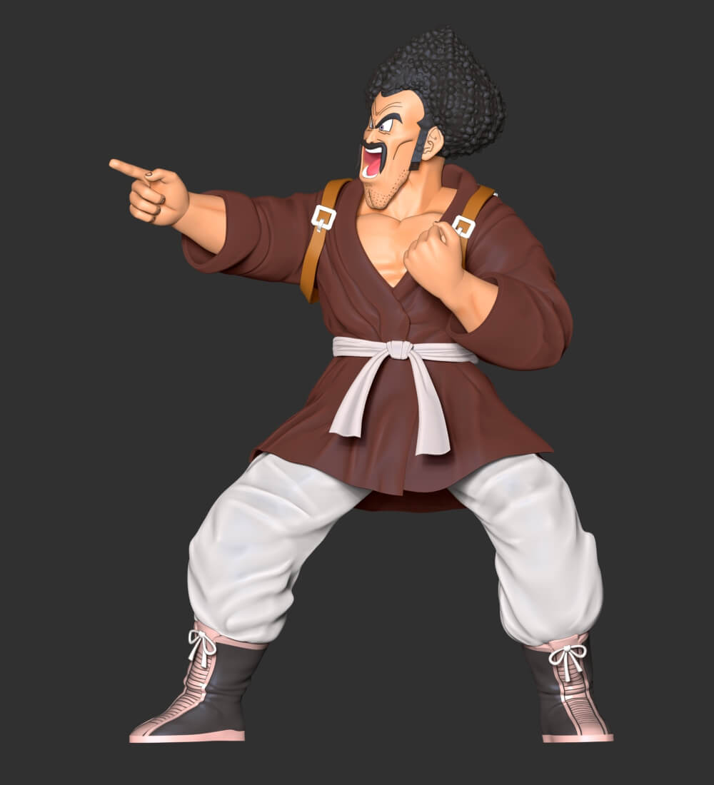 MR. Satan - Dragon Ball 3D Model by lovemodel