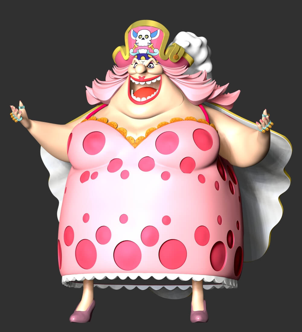 One Piece Big Mom 3D Print Model by lovemodel