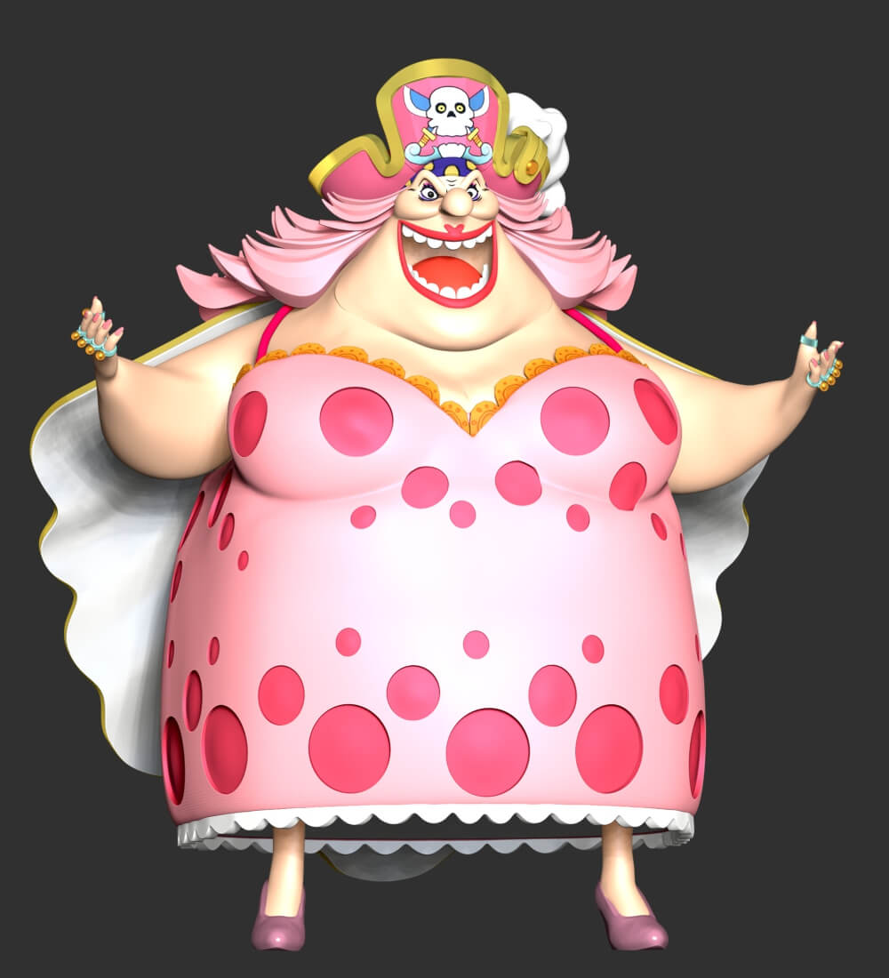 One Piece Big Mom 3D Print Model by lovemodel