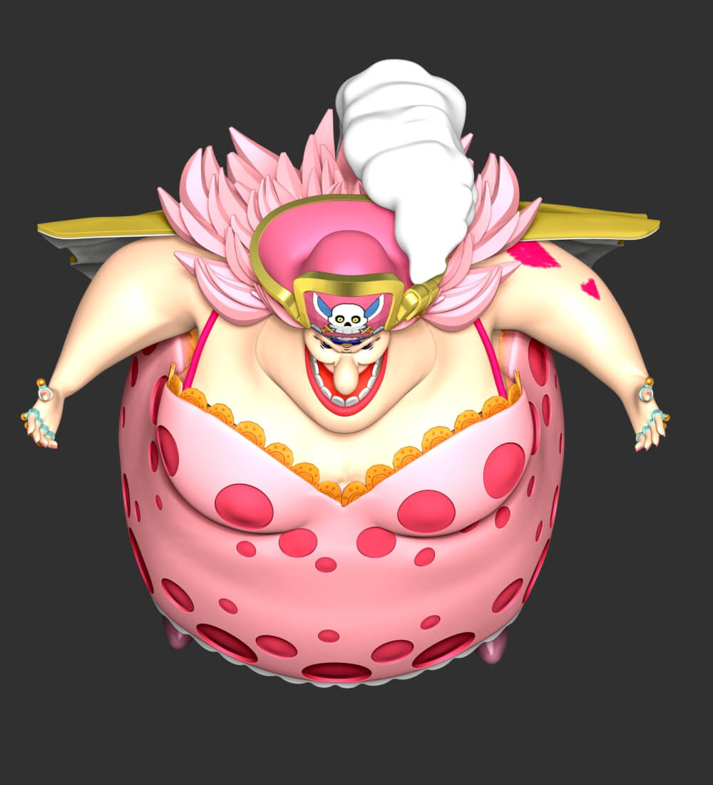One Piece Big Mom 3D Print Model by lovemodel