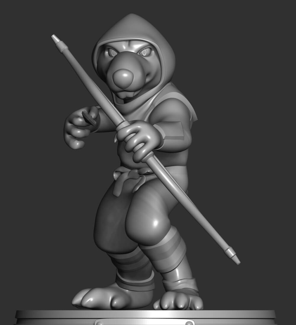 Splinter - Teenage Mutant Ninja Turtles 3D Model by lovemodel