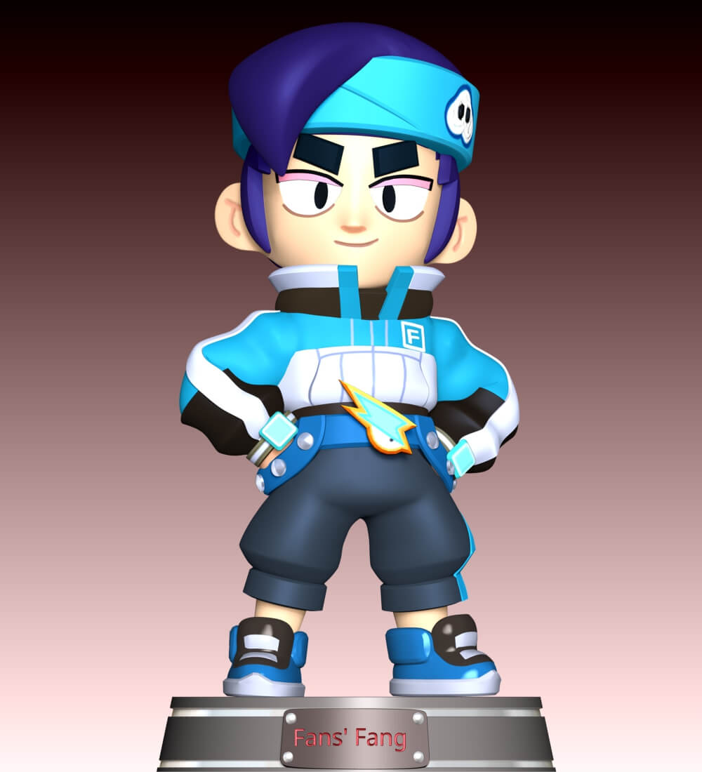 The Fans Fang Brawl Stars 3D Model by lovemodel(00)