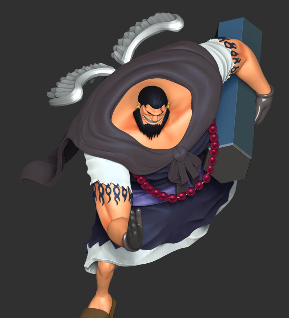 Urouge One Piece 3D Print Model by lovemodel