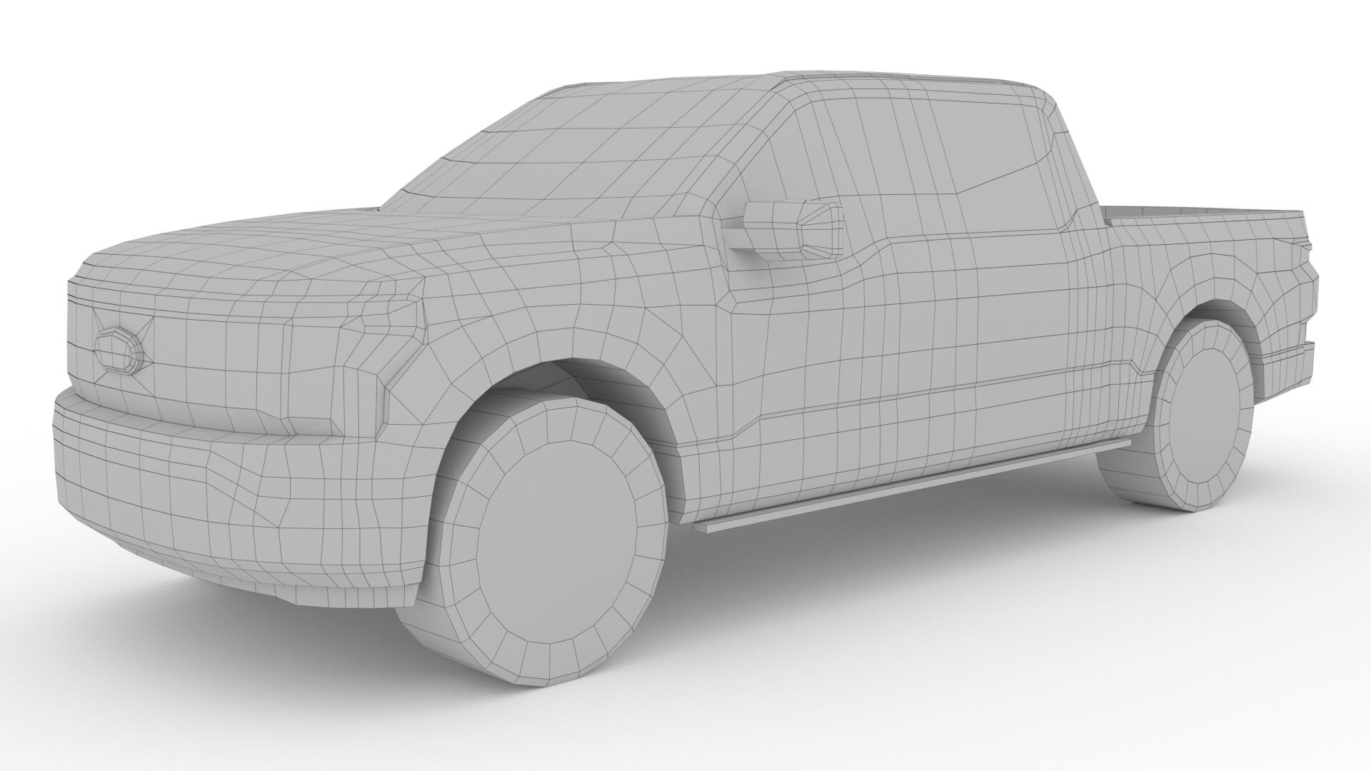 Ford F150 Lightning 2024 3D Model by LOWMOD
