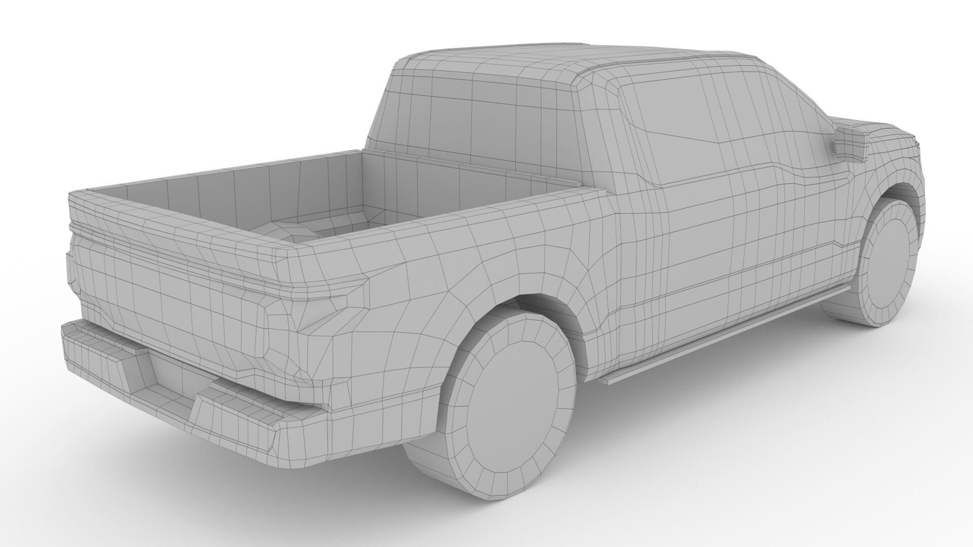 Ford F150 Lightning 2024 3D Model by LOWMOD