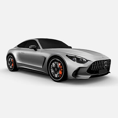 Mercedes-Benz AMG GT Coupe 2024 3D Model by LOWMOD
