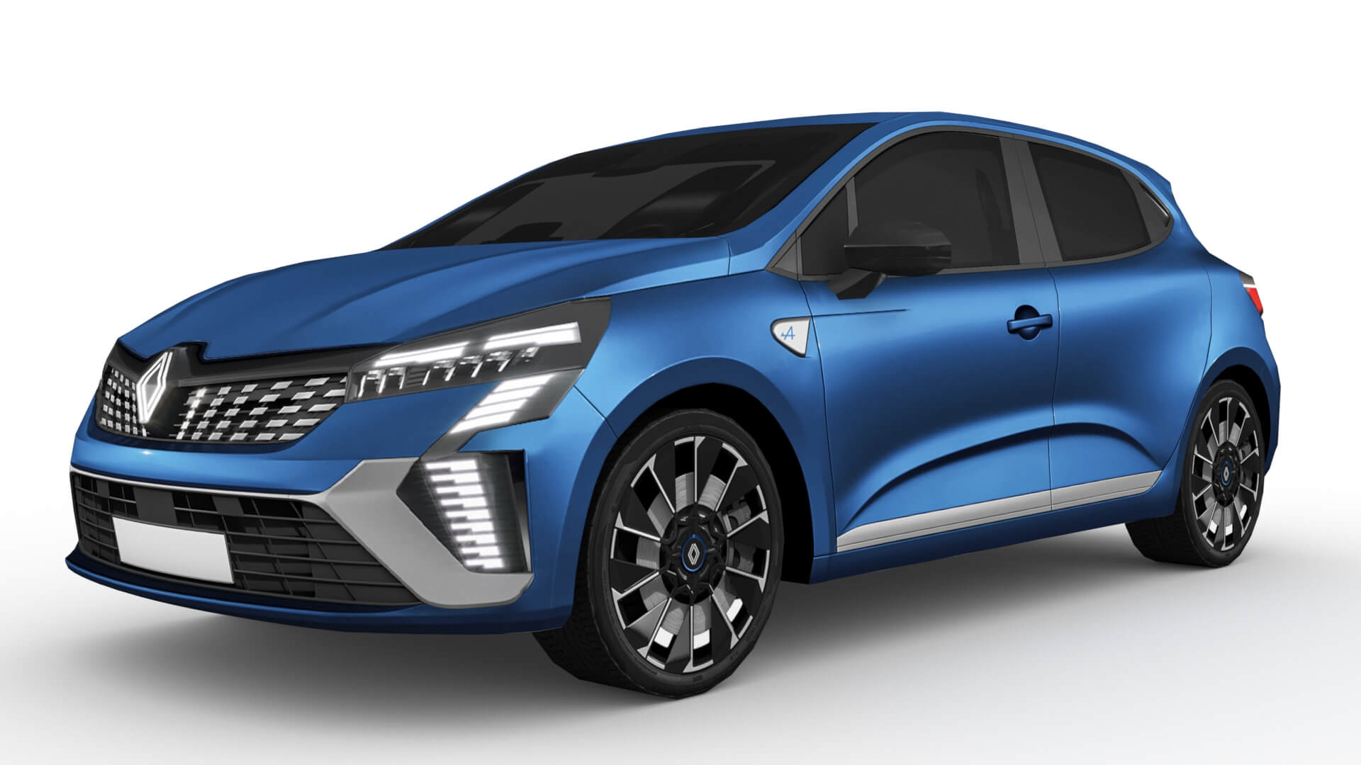 Renault Clio 2024 3D Model by LOWMOD