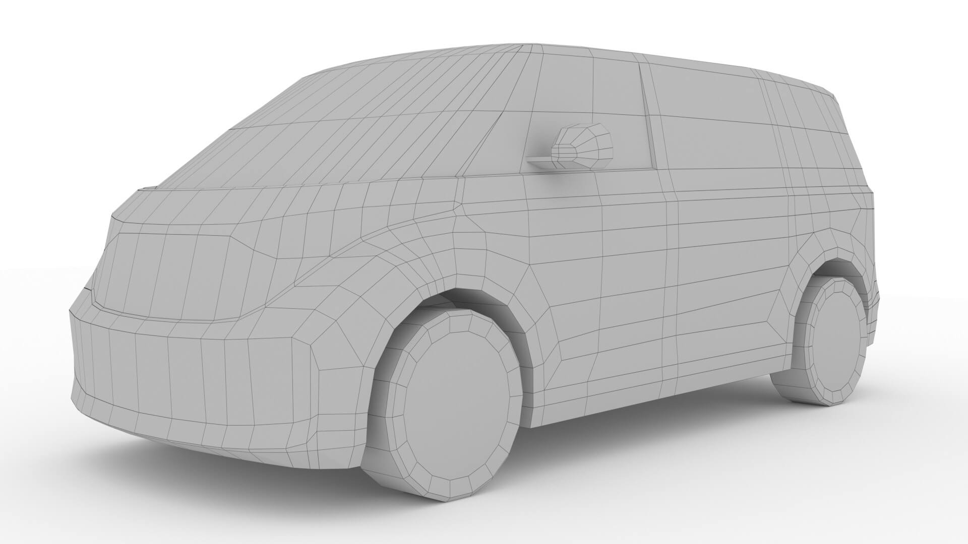 Volkswagen ID. Buzz 2024 3D Model by LOWMOD